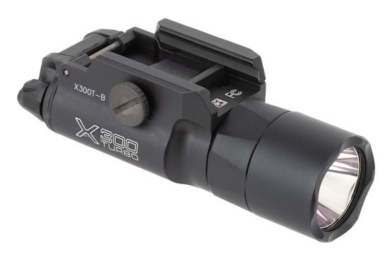 SureFire X300T-B Turbo Handgun Weapon Light with Thumbscrew - 650 Lumens - Black